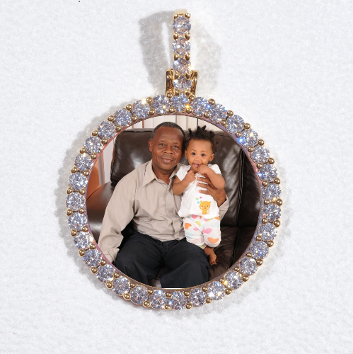3D CIRCLE CUSTOM PICTURE PENDANT SMALL SIZE