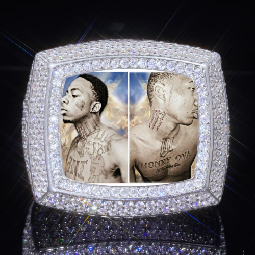 3D CUSTOM PICTURE ICED RING