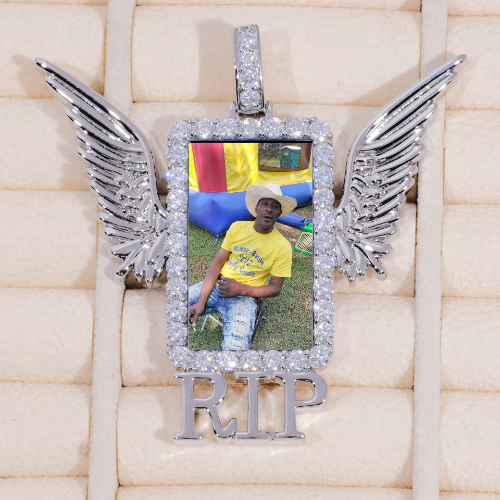 RIP WING 3D CUSTOM PICTURE PENDANT
