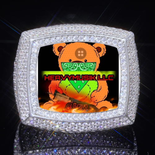 3D CUSTOM PICTURE ICED RING