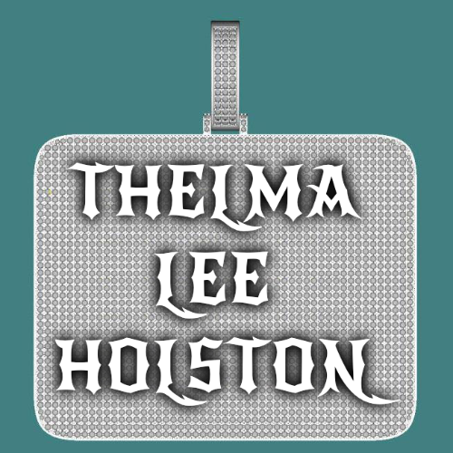 CUSTOM LETTER NECKLACE 3D BIG SQUARE