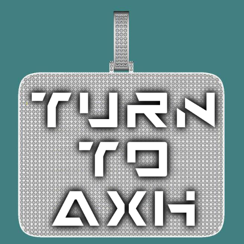 CUSTOM LETTER NECKLACE 3D BIG SQUARE