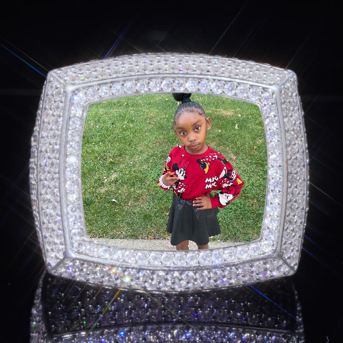 3D CUSTOM PICTURE ICED RING