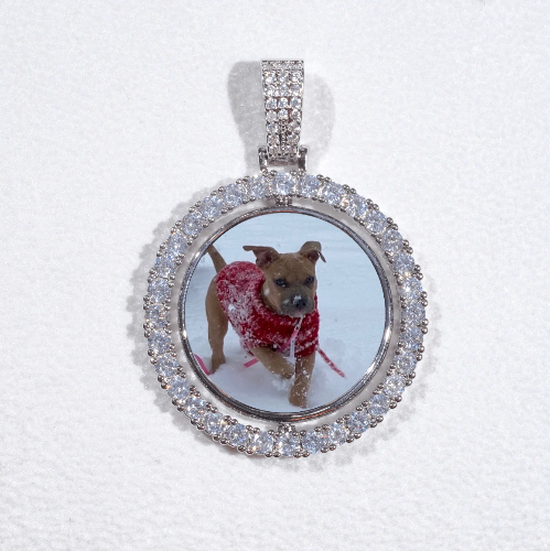 3D Spinning 2-Faced Custom Picture Pendant