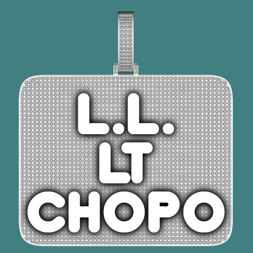 CUSTOM LETTER NECKLACE 3D BIG SQUARE