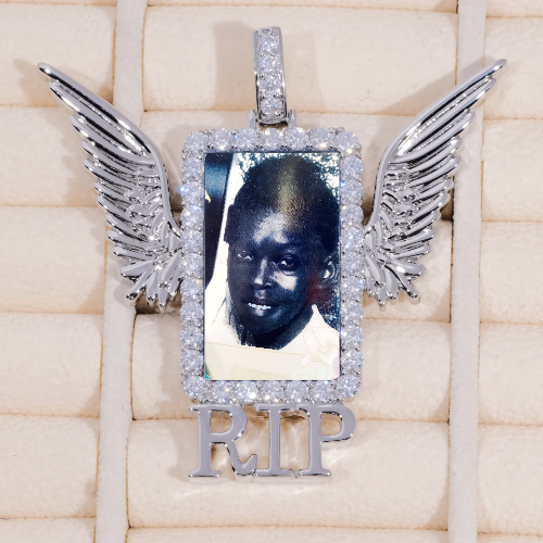 RIP WING 3D CUSTOM PICTURE PENDANT