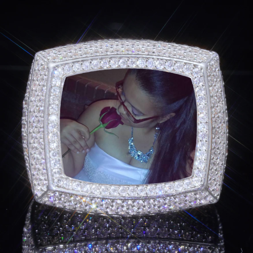 3D CUSTOM PICTURE ICED RING