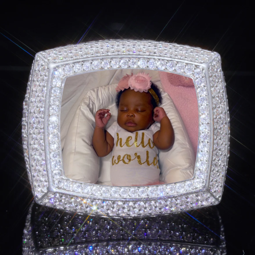 3D CUSTOM PICTURE ICED RING