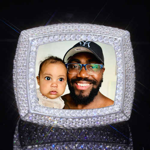 3D CUSTOM PICTURE ICED RING
