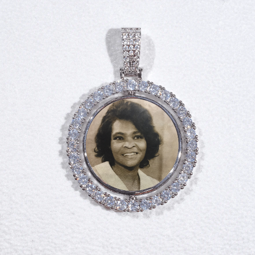 3D Spinning 2-Faced Custom Picture Pendant