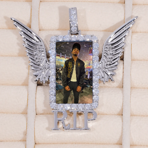 RIP WING 3D CUSTOM PICTURE PENDANT