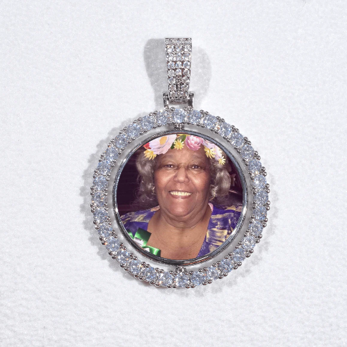 3D Spinning 2-Faced Custom Picture Pendant