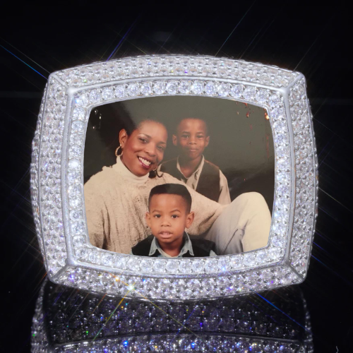 3D CUSTOM PICTURE ICED RING