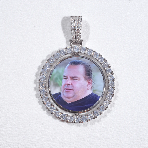 3D Spinning 2-Faced Custom Picture Pendant