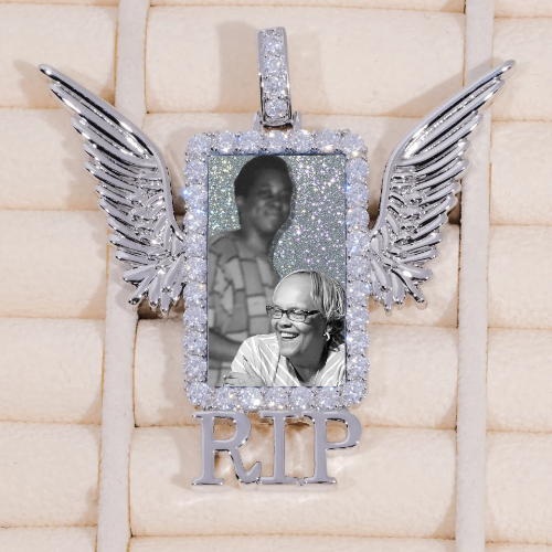 RIP WING 3D CUSTOM PICTURE PENDANT