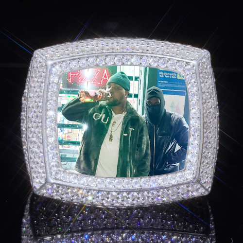 3D CUSTOM PICTURE ICED RING