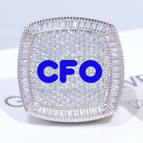 CUSTOM LETTER 3D ICED RING