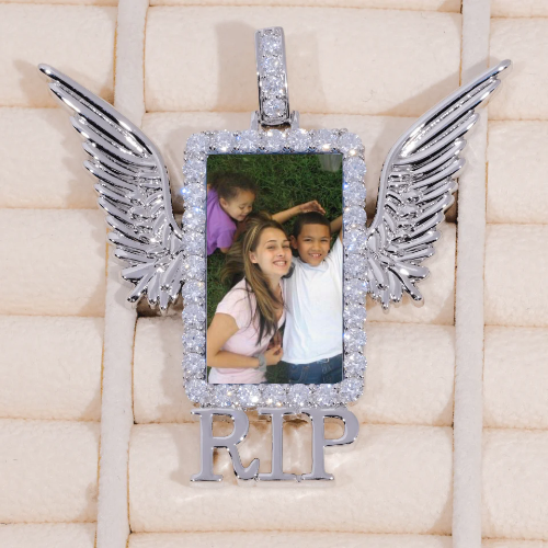 RIP WING 3D CUSTOM PICTURE PENDANT