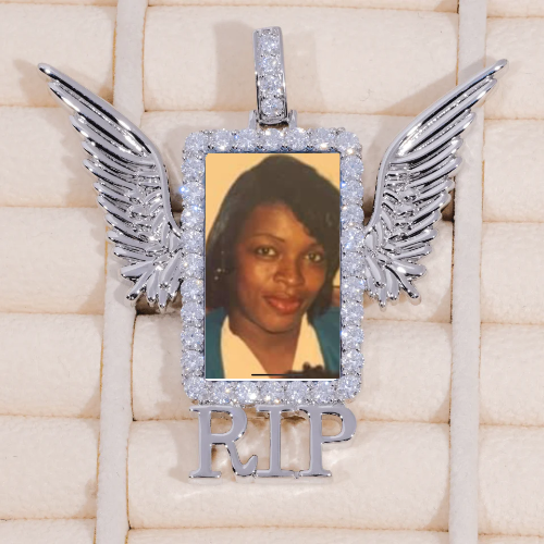RIP WING 3D CUSTOM PICTURE PENDANT