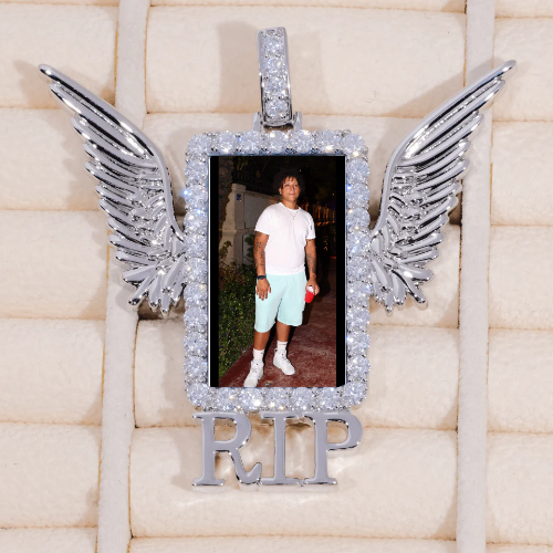 RIP WING 3D CUSTOM PICTURE PENDANT