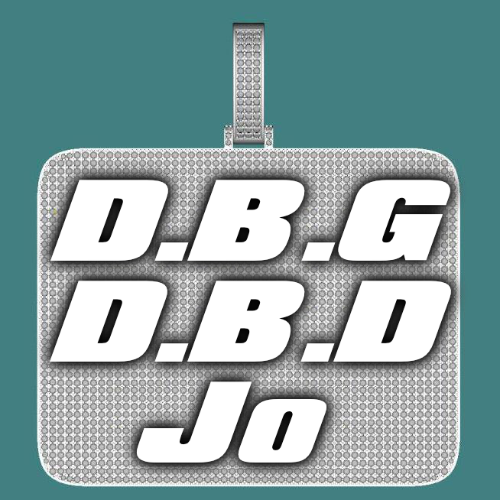 CUSTOM LETTER NECKLACE 3D BIG SQUARE