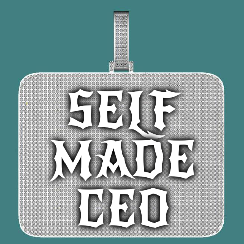 CUSTOM LETTER NECKLACE 3D BIG SQUARE