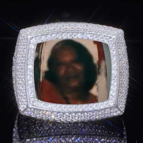 3D CUSTOM PICTURE ICED RING
