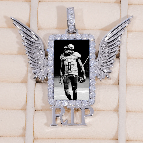 RIP WING 3D CUSTOM PICTURE PENDANT