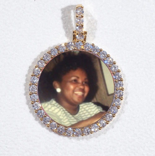 3D CIRCLE CUSTOM PICTURE PENDANT SMALL SIZE