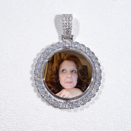 3D Spinning 2-Faced Custom Picture Pendant