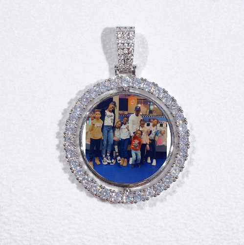 3D Spinning 2-Faced Custom Picture Pendant