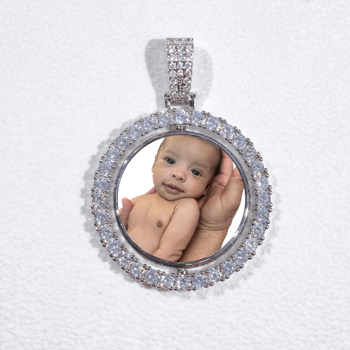 3D Spinning 2-Faced Custom Picture Pendant