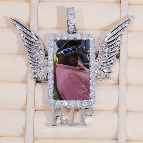 RIP WING 3D CUSTOM PICTURE PENDANT