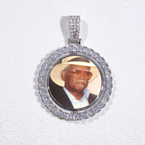 3D Spinning 2-Faced Custom Picture Pendant