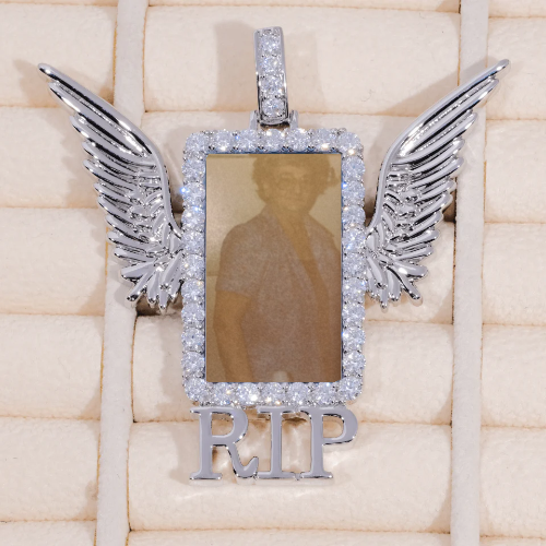 RIP WING 3D CUSTOM PICTURE PENDANT