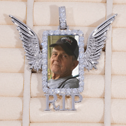 RIP WING 3D CUSTOM PICTURE PENDANT