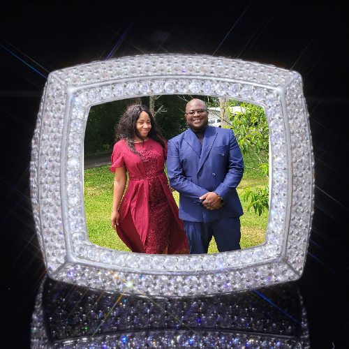 3D CUSTOM PICTURE ICED RING