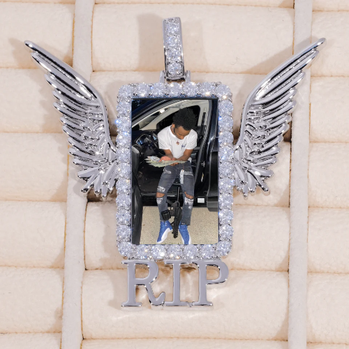 RIP WING 3D CUSTOM PICTURE PENDANT