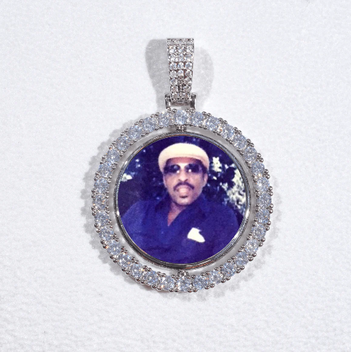 3D Spinning 2-Faced Custom Picture Pendant