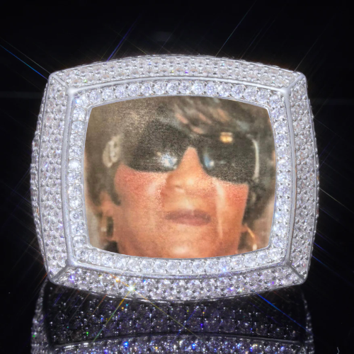3D CUSTOM PICTURE ICED RING