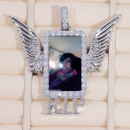 RIP WING 3D CUSTOM PICTURE PENDANT