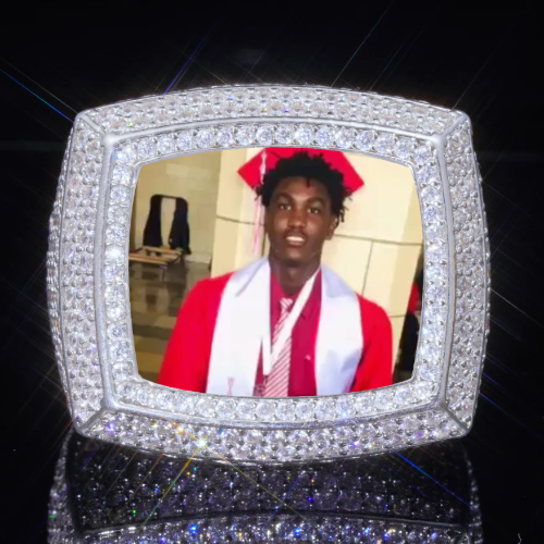 3D CUSTOM PICTURE ICED RING