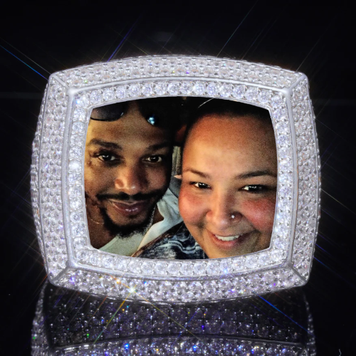 3D CUSTOM PICTURE ICED RING