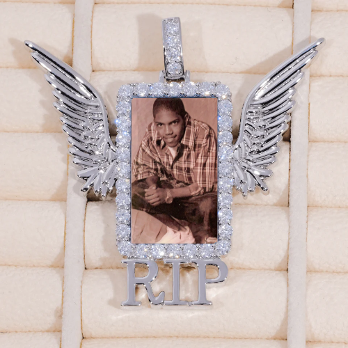 RIP WING 3D CUSTOM PICTURE PENDANT