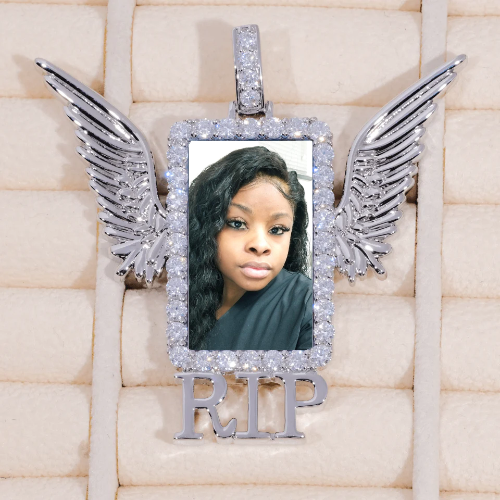 RIP WING 3D CUSTOM PICTURE PENDANT