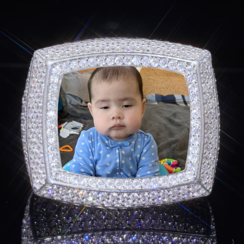 3D CUSTOM PICTURE ICED RING