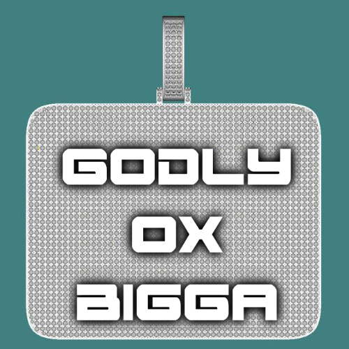 CUSTOM LETTER NECKLACE 3D BIG SQUARE