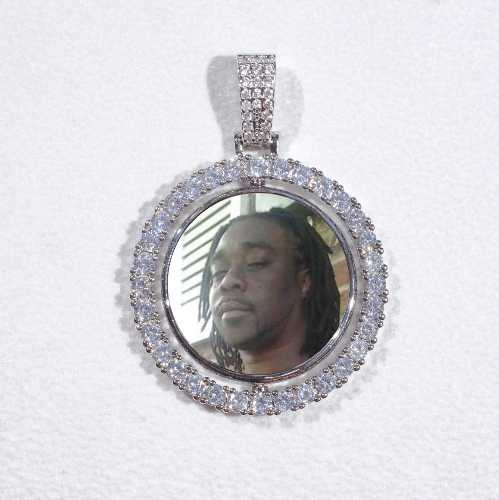 3D Spinning 2-Faced Custom Picture Pendant