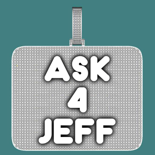 CUSTOM LETTER NECKLACE 3D BIG SQUARE
