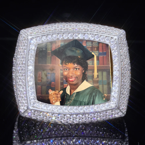 3D CUSTOM PICTURE ICED RING